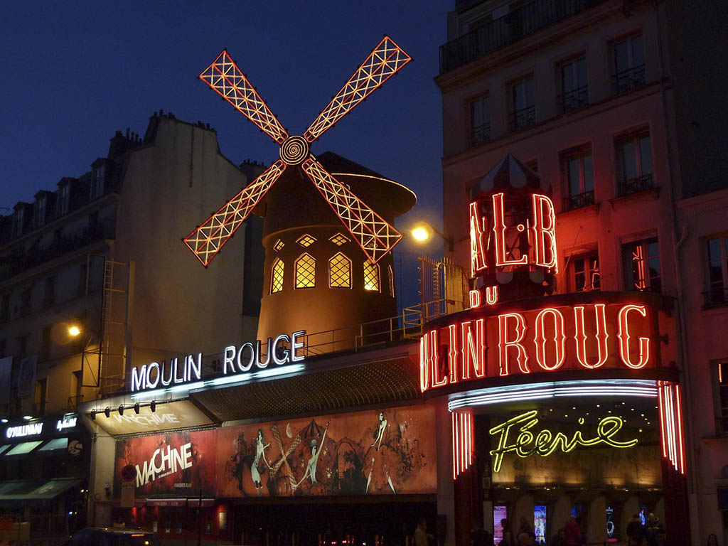 Il distretto a luci rosse a Parigi