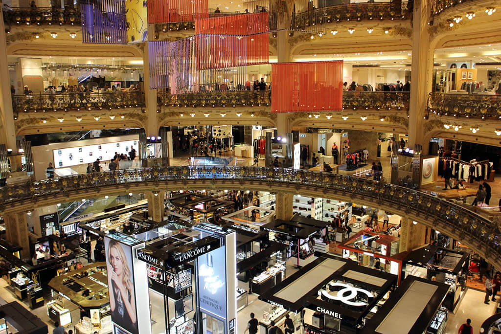 Il meglio dello shopping a Parigi: Galerie Lafayette