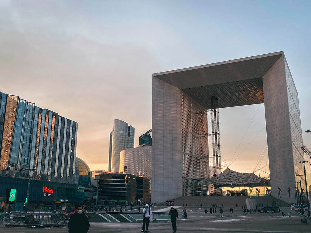 Grande Arche de la Défense a Parigi