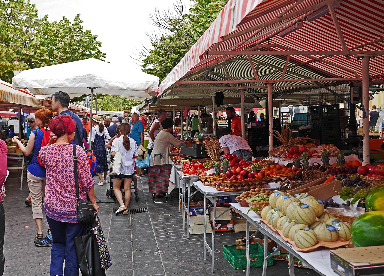 Andare al mercato dei fiori