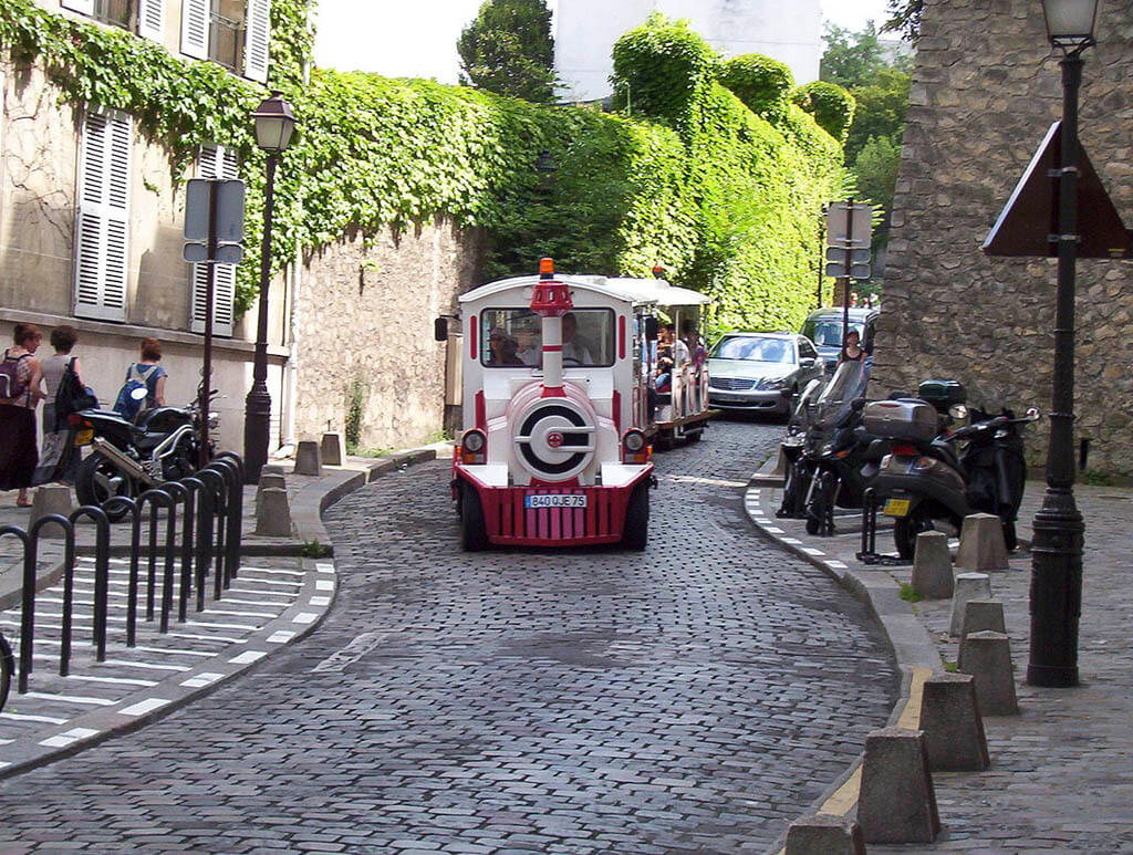 Il treno turistico di Montmartre