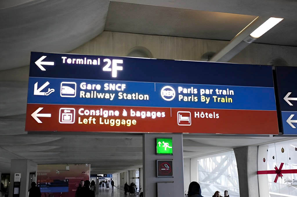RER — i segnali che ti porteranno al treno.