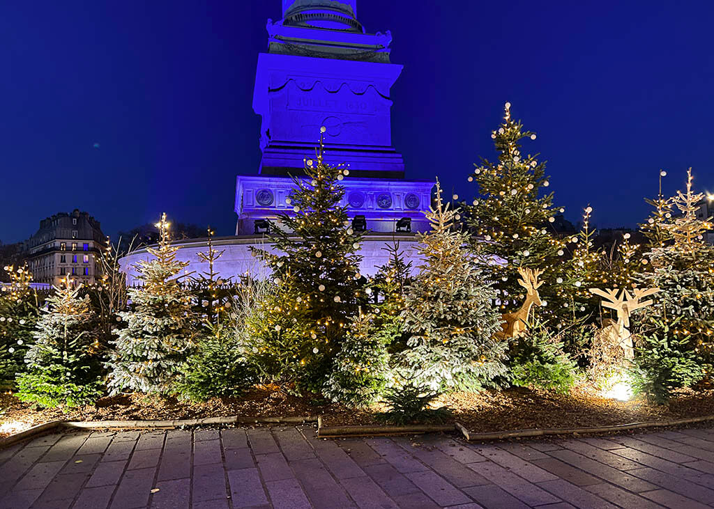Alberi di Natale Capodanno a Parigi: Alberi di Natale