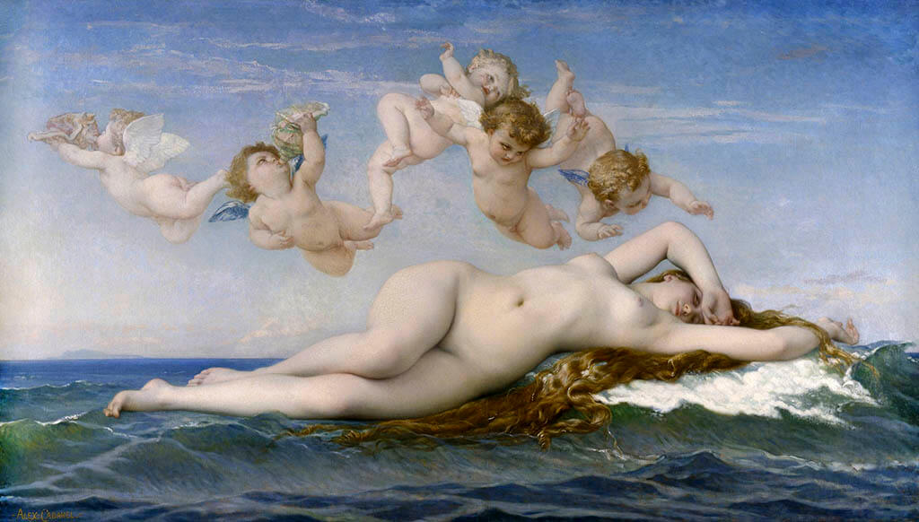 Dipinti al Museo d'Orsay: «La nascita di Venere» di Alexandre Cabanel
