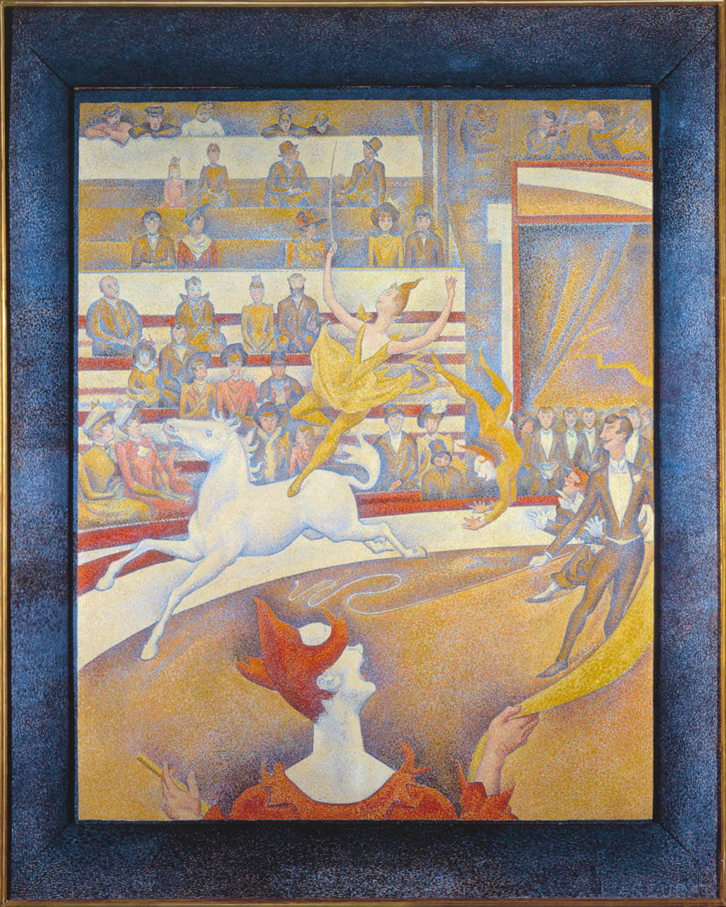 Dipinti al Museo d'Orsay: «Circo» di Georges Seurat