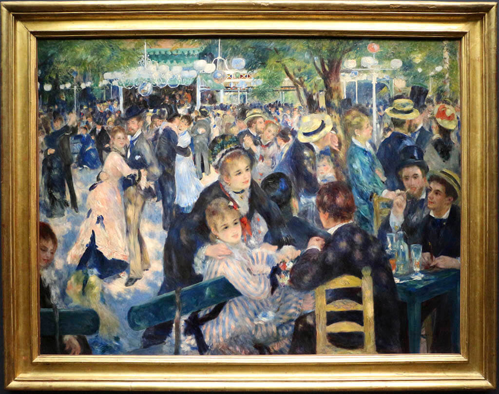"Ballo al Moulin de la Galette" di Auguste Renoir Dipinti al Museo d'Orsay: "Ballo al Moulin de la Galette" di Auguste Renoir