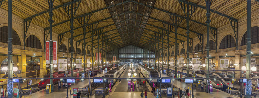 L'interno della Gare du Nord